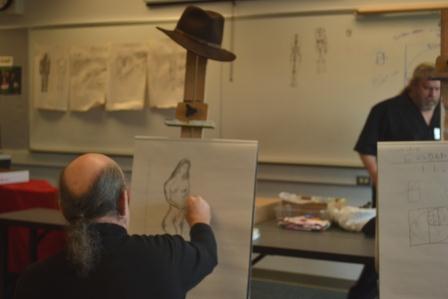 Greg and his drawing