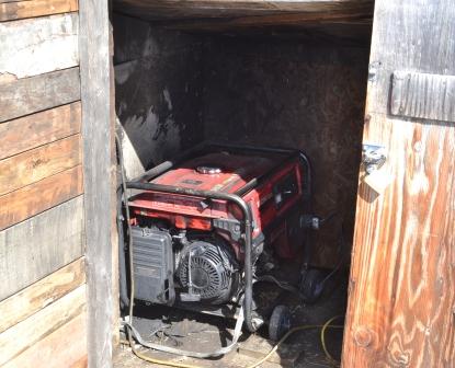 The Big Generator in the Generator Shed
