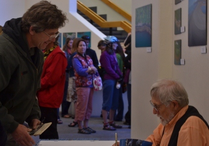 Signing Bill's book