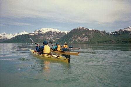 Paddling in Glacier Bay