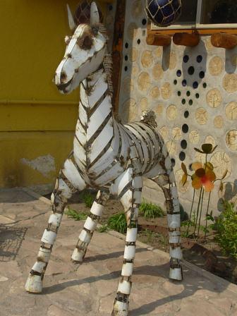 Art work at the Peace of Art Café