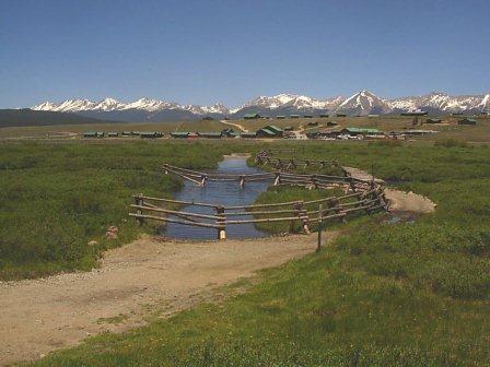 Taylor Park Trading Post in the distance