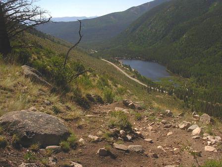 Climb from Avalanche Trail Head