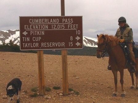 Alys and Raudi at Cumberland Pass