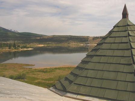 View from copula on Dexter Cabin