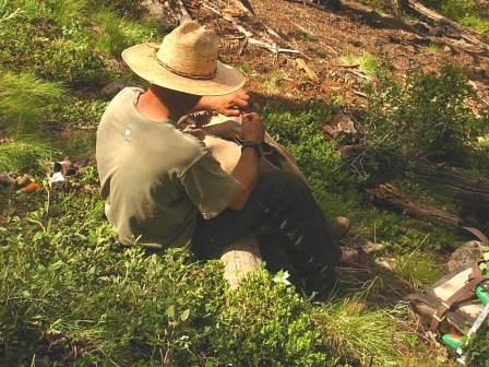 Pete Repairing panier